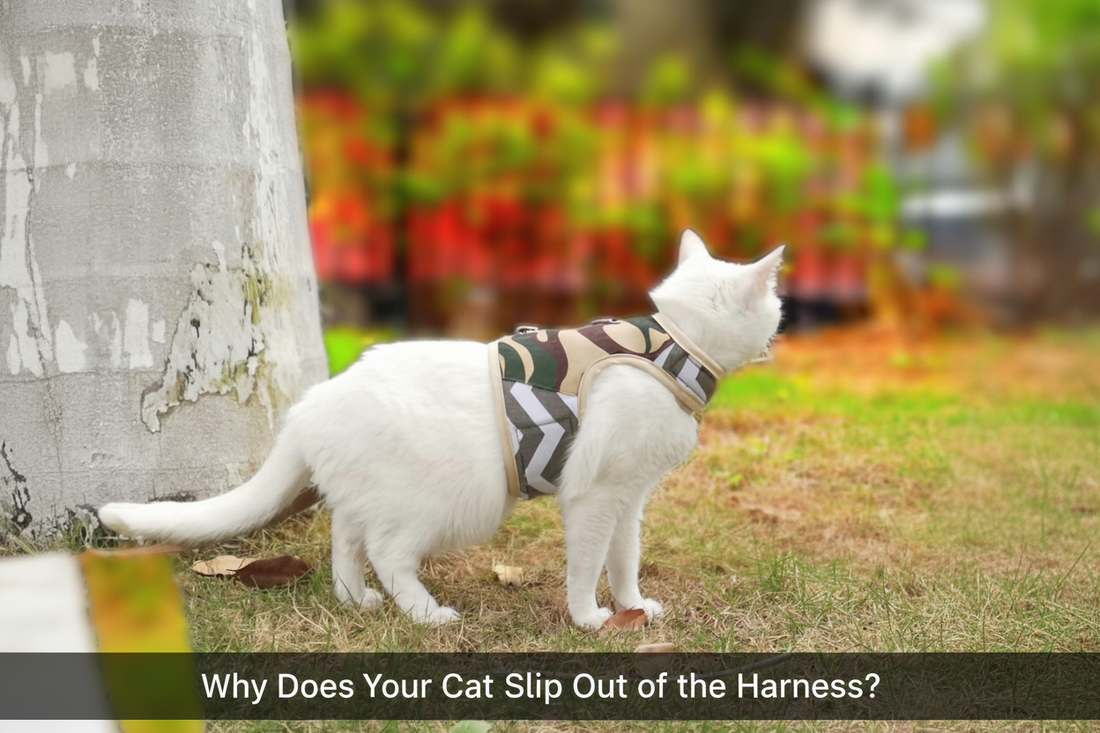 Why your cat slipped out of the harness immediatly?