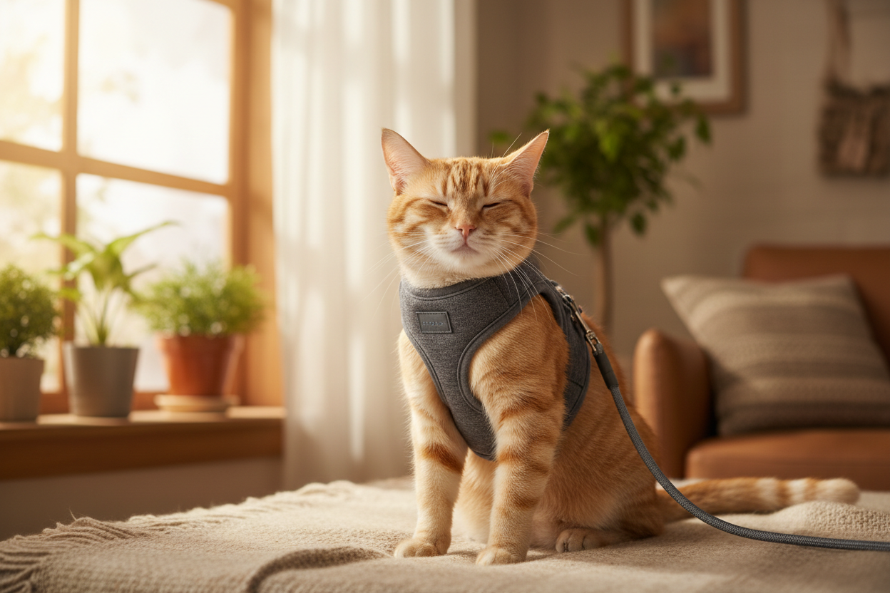 How To Put A Harness On A Cat