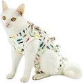 Professional Recovery Suit for Abdominal Wounds and Skin Diseases,E-Collar Alternative for Cats and Female Dogs, Size Medium,After Surgey Wear, Recommended by Vets