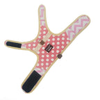 Polka-Dot Canvas Harness And Leash Set For Cats - Pink