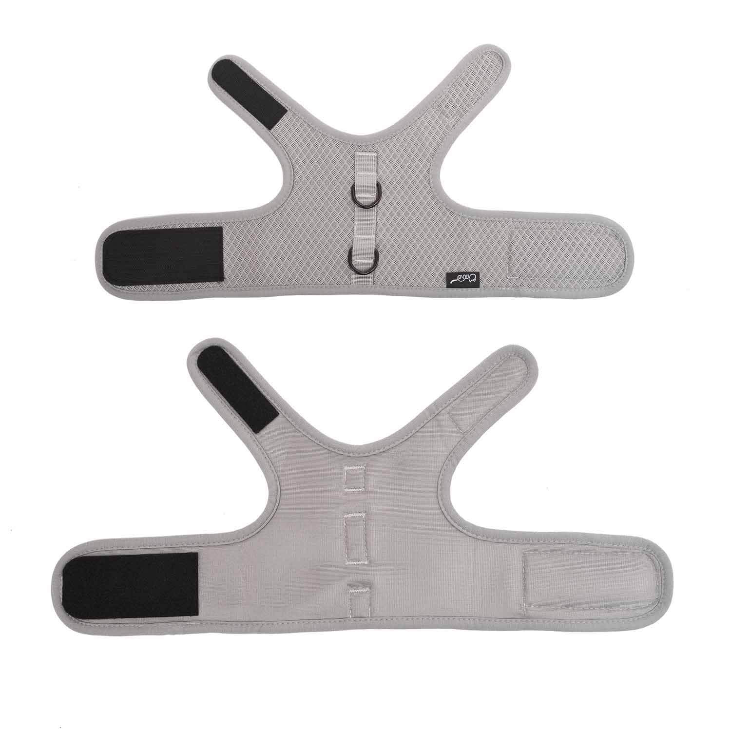 Mesh Cat Harness And Leash Set - Gray