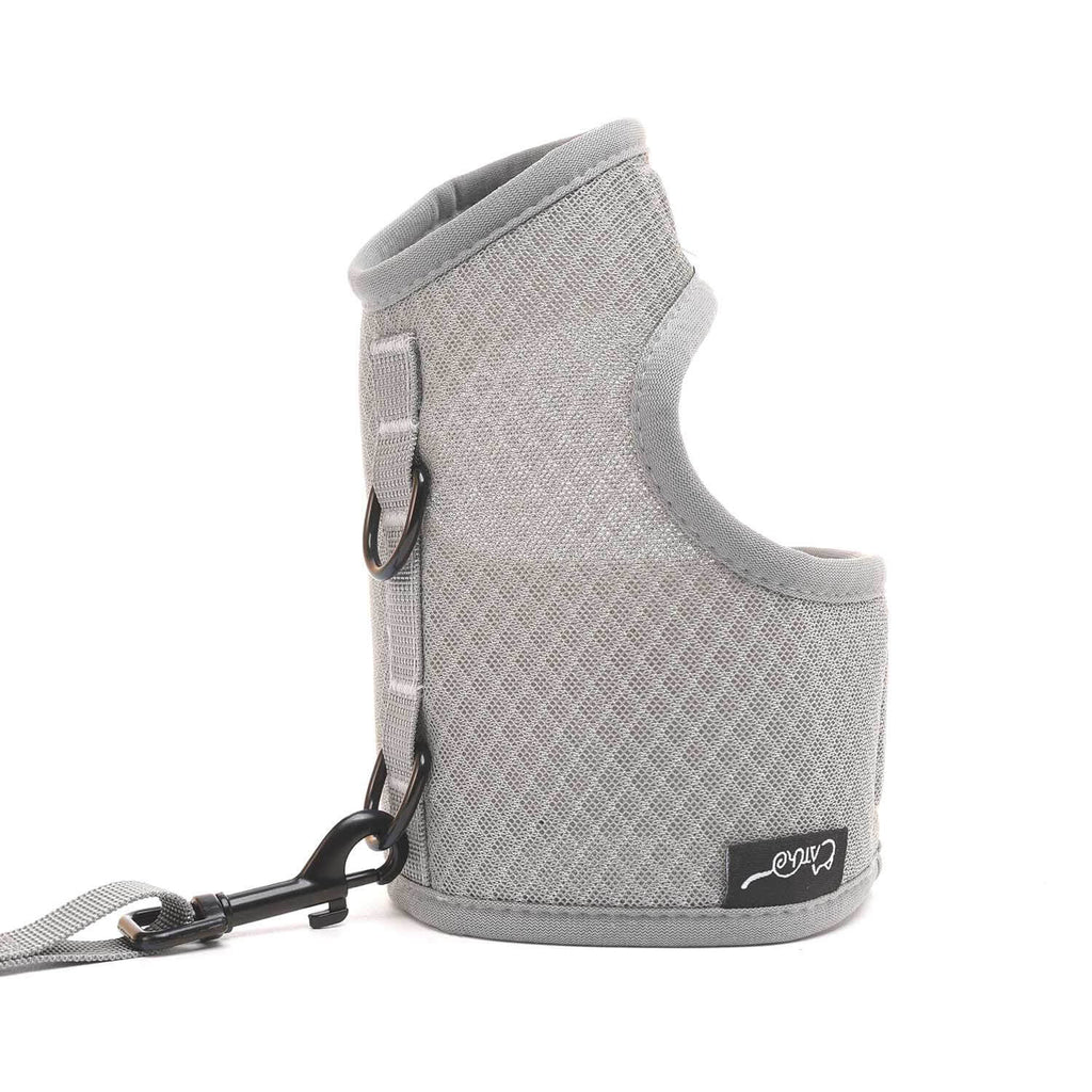 Mesh Cat Harness And Leash Set - Gray