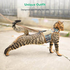 Camouflage Mesh Cat Harness And Leash Set