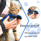 Mesh Cat Harness And Leash Set - Blue