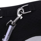 Mesh Cat Harness And Leash Set - Black