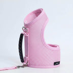 Mesh Cat Harness And Leash Set - Pink