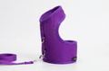 Mesh Cat Harness And Leash Set - Purple